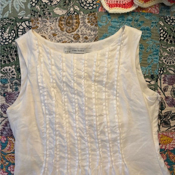 Zara White Contemporary Midi Dress - Picture 3 of 8